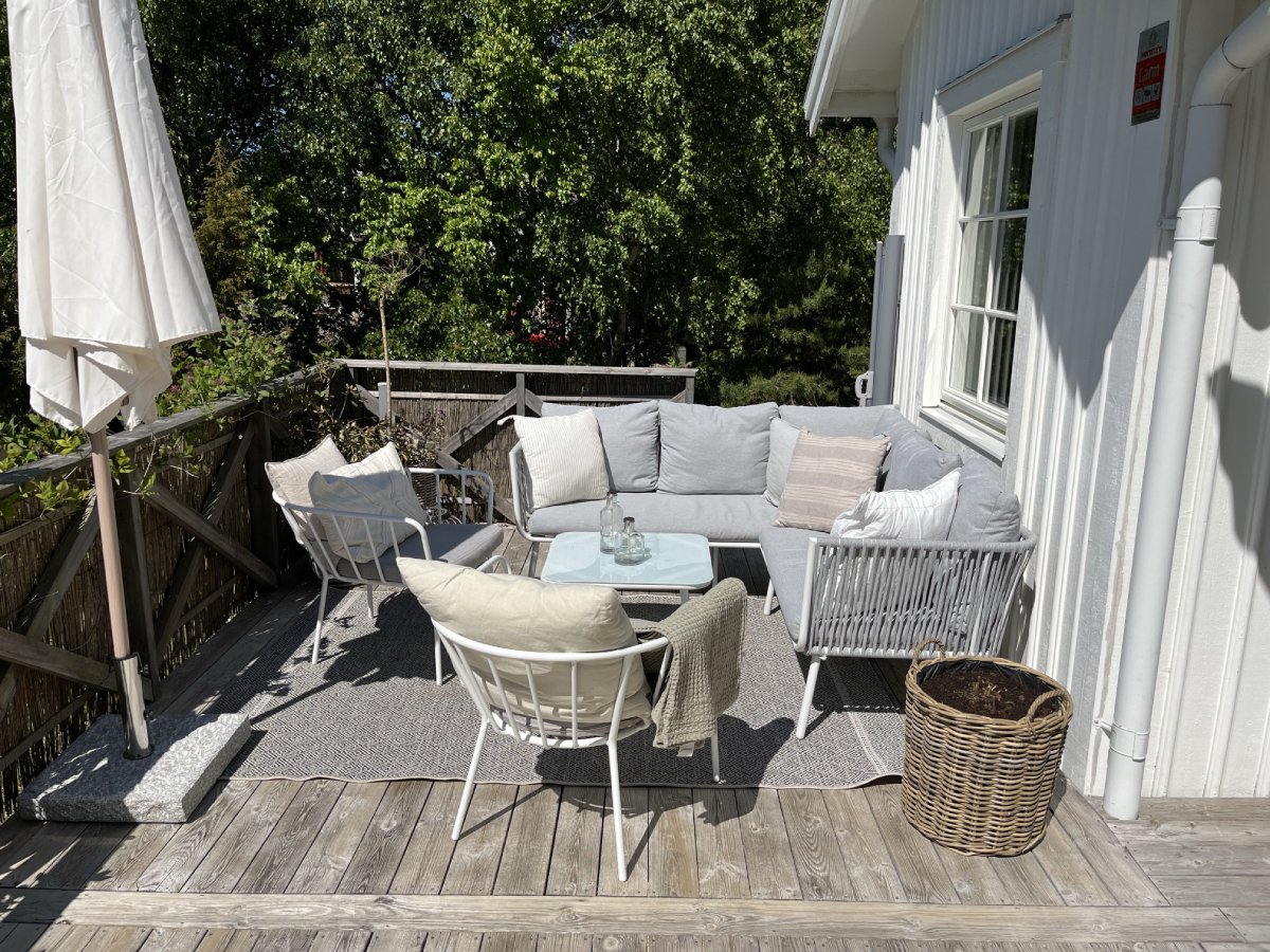 The lounge area at the terrace